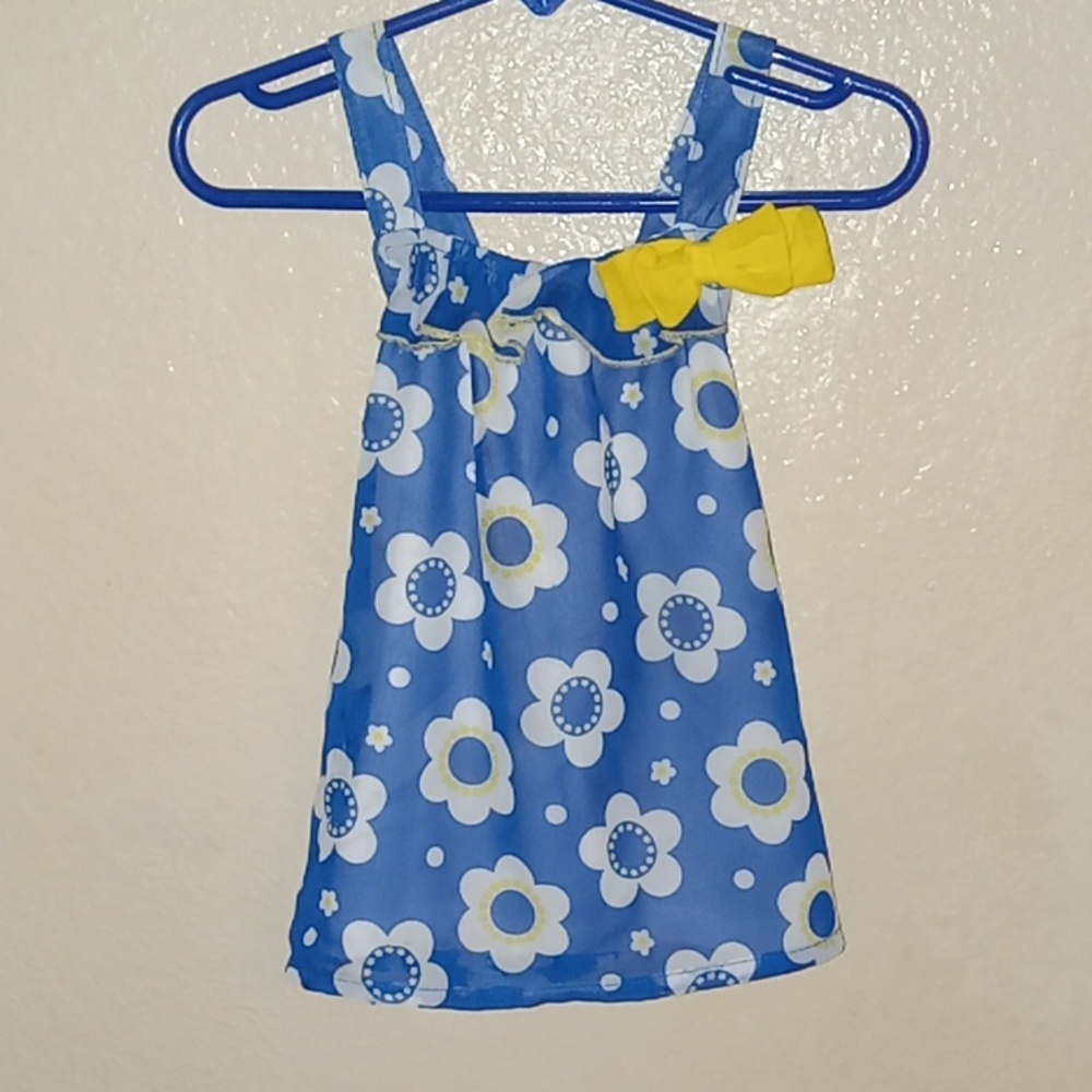 Kidtopia blue floral dress